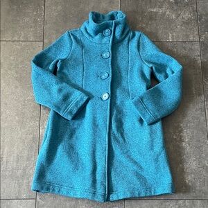 Patagonia Teal Kids Pea Coat